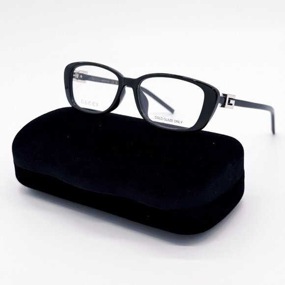 NEW GUCCI GG1685OK 001 BLACK WOMEN EYEGLASSES GUCCI - Picture 3 of 13